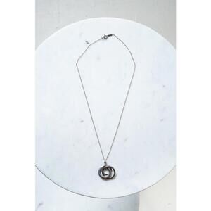 Tiffany & Co Tri-Sterling Silver interlocking Circle Necklace Sterling Silver